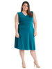 Side Tuck Seasmoke Fit-And-Flare Dress