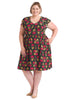 Truly You Floral Fit And Flare Dress