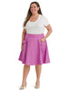 Front Pocket Pink Skirt