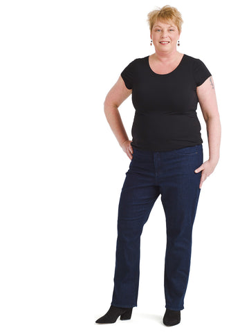 Rinse Wash Marilyn Straight Jeans