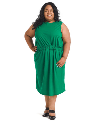 Sleeveless Green Dress