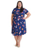 Ladybug Print Knit Dress