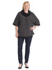 Striped Cowl Neck Pullover Sweater