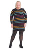 Stripe Detail Sweater Dress