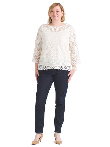 Patricia Ivory Lace Top