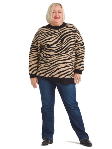 Zebra Wild Kingdom Sweater