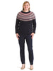 Fair Isle Navy Pullover Sweater