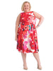 Poppy Printed Floral Fit-And-Flare Dress