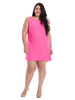 Sleeveless Dress In Hot Pink
