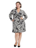 Paisley Surplice Fit And Flare Dress