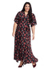 Sienna Wrap Maxi In Romantic Floral