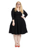 Long Sleeve Maude Fit And Flare Dress
