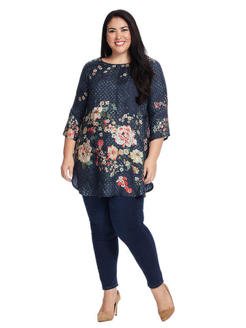 Ficher Blouse in Floral Print