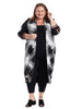 Print Mixed Duster Bomber
