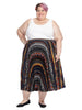 Pleated Skirt In Fair Isle Stripe Multi