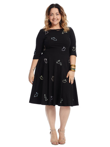 Rabbit Fit And Flare Dress