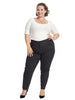 Check Black Savvy Chic Ankle Pants