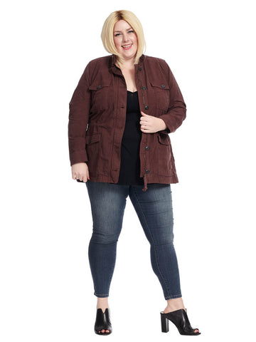 Utility Jacket In Fig