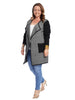 Olympic Gray Open Front Cardigan