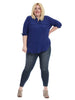 Utility Blouse In Cobalt Shadow