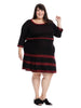 Black And Red Sweater Dress