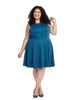 Blaire Dress In Teal