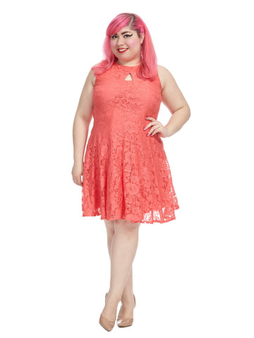 Coral Reef Lace Dress