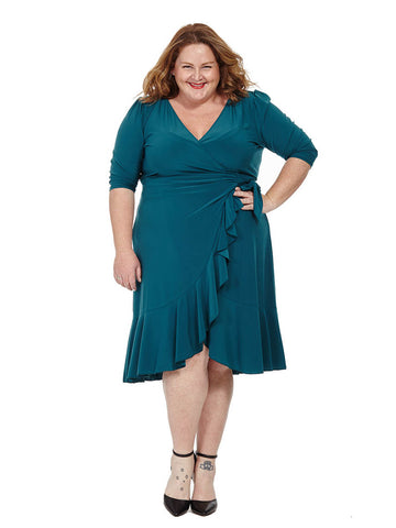 Whimsy Dress In Evergreen