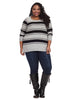 Black & Gray Stripe Sweater