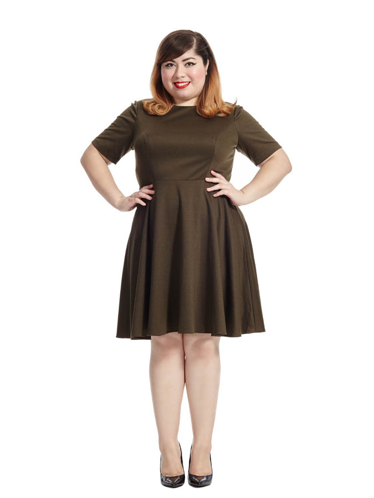 Amelie Dress In Olive