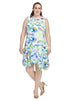 Swing Dress In Mixed Florals